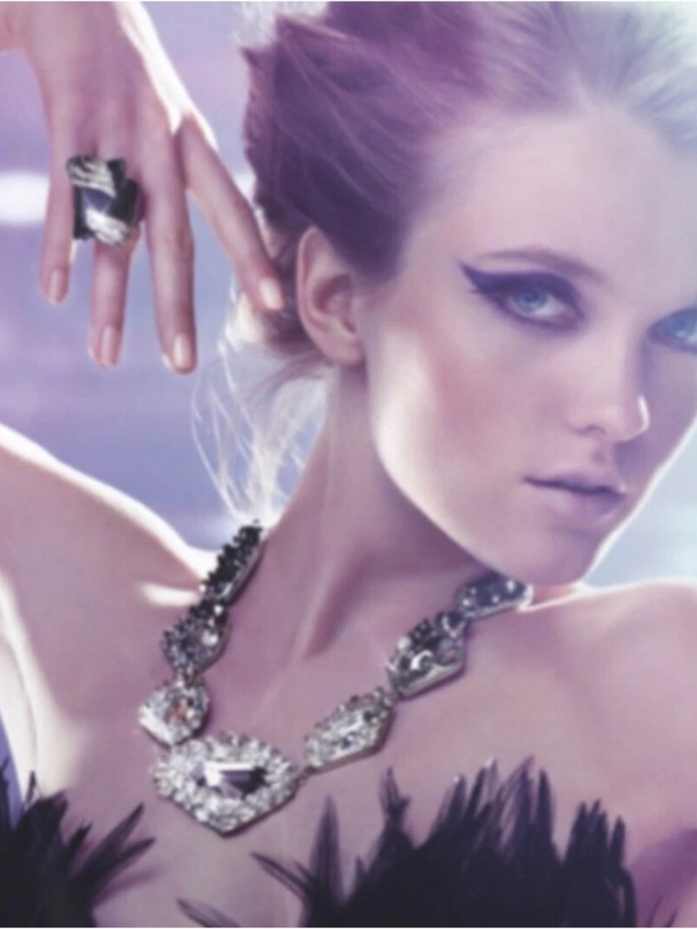 Swarovski The People Necklace crystal pieces. Could be used to create jewelry.